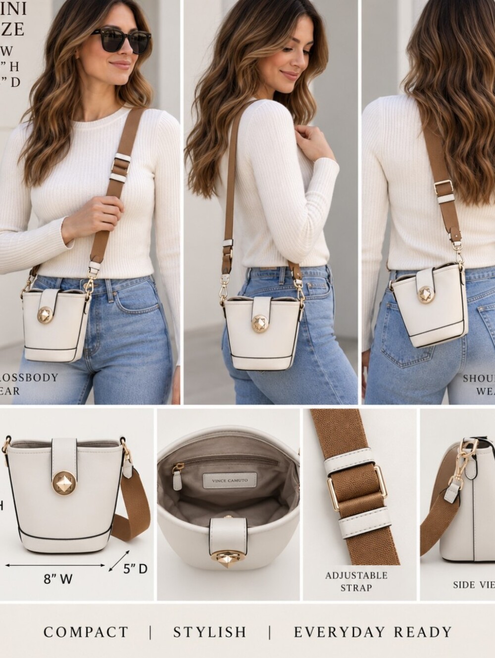 Kate Spade Audrey Mini Crossbody Bucket Bag - Picture 3 of 6